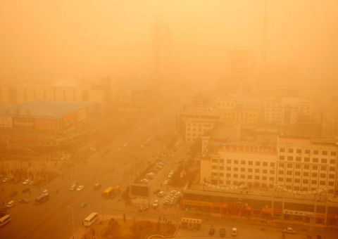 北方沙塵暴天氣