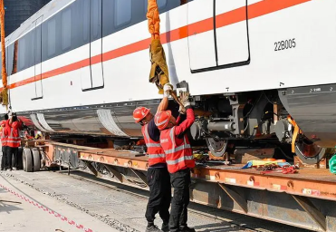 吊裝帶用于地鐵車廂吊裝