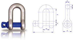 巨力DW型卸扣產品展示